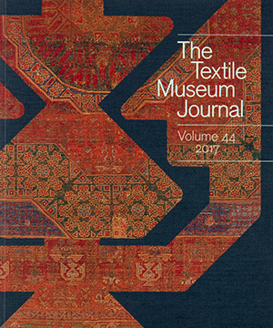Thumbnail image of the Textile Museum Journal cover for the Textile Museum